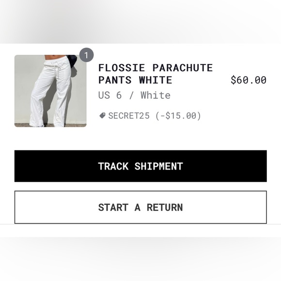 Princess Polly White Pants - Picture 2 of 4